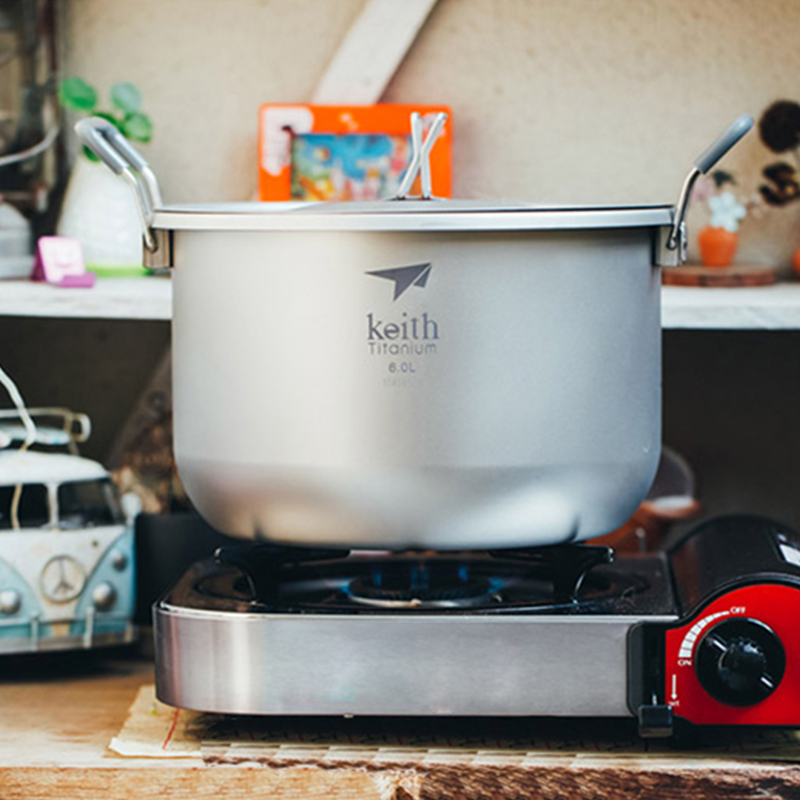 Camping Cooking Kit - مجموعة أواني الطبخ كيث للتخييم، وعاء