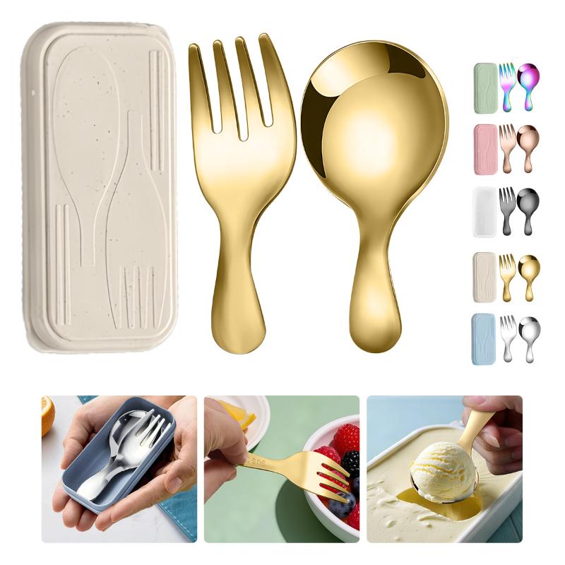 Camping Outdoor Cooking Set - الفولاذ المقاوم للصدأ مجموعة أدوات المائدة