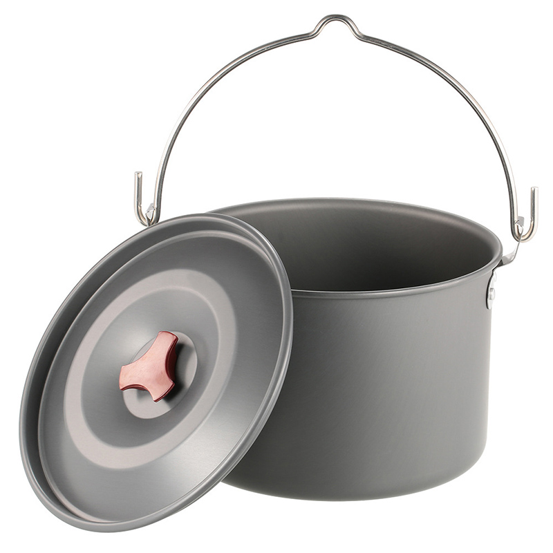 Camping Cooking Pot Tripod - أواني تخييم معلقة سعة 4 لتر
