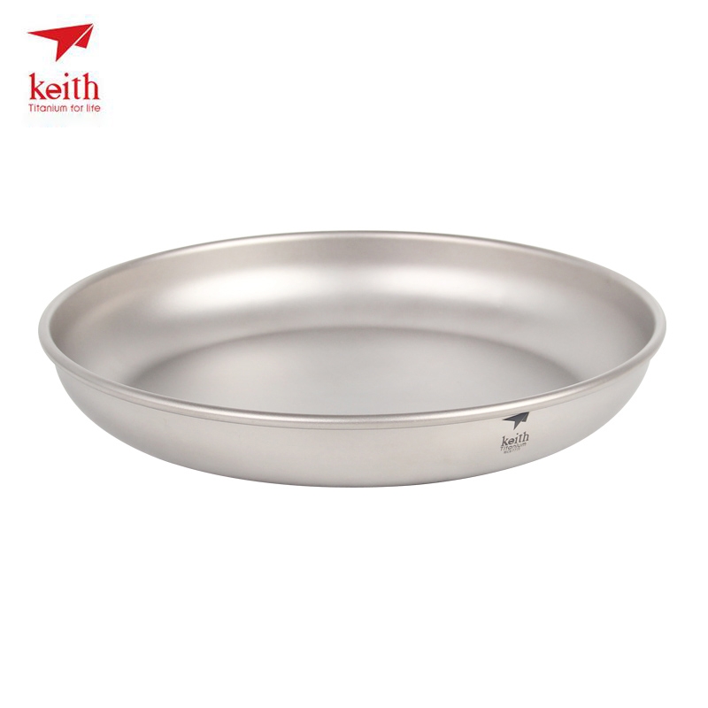Camping Cooking Disc - كيث-أطباق تيتانيوم للتخييم ، أطباق من