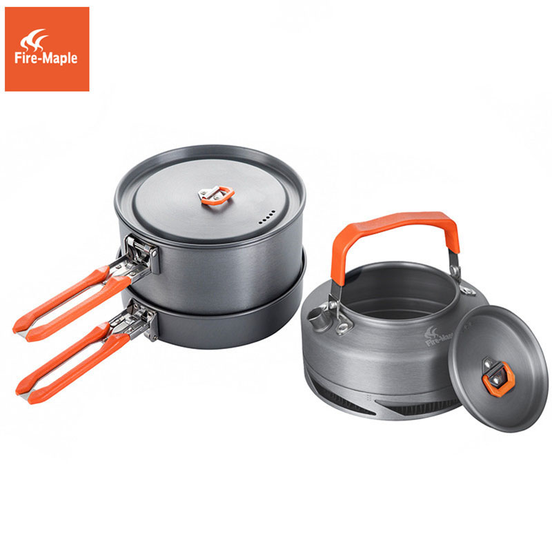 Camping Cooking And Cutlery Set - النار القيقب التخييم تجهيزات المطابخ المشي