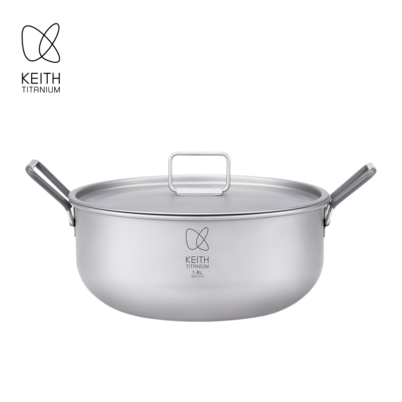 Camping Cooking Bag - قدر طهي من التيتانيوم النقي سعة