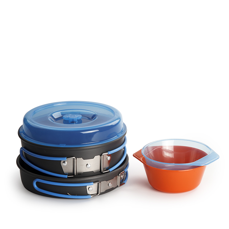 Camping Cooking Kit - تجهيزات المطابخ التخييم الظهر وعاء عموم