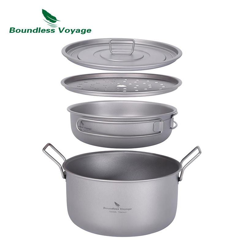 Camping Cooking Kit - رحلة لا حدود لها-وعاء طهي متعدد