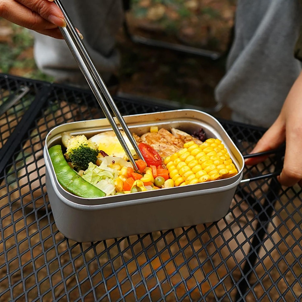 أدوات طهي خفيفة الوزن للتخييم، - مراجعة Camping Outdoor Cooking Set وسعره