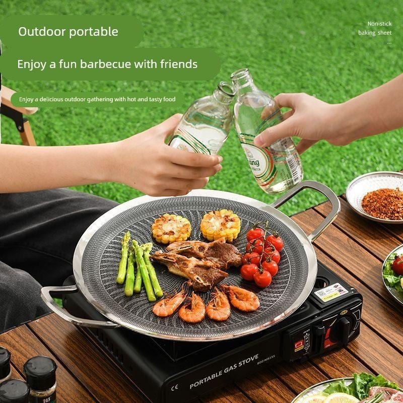 مقلاة شواء متعددة الوظائف من ا - مراجعة Camping Cooking Bbq وسعره