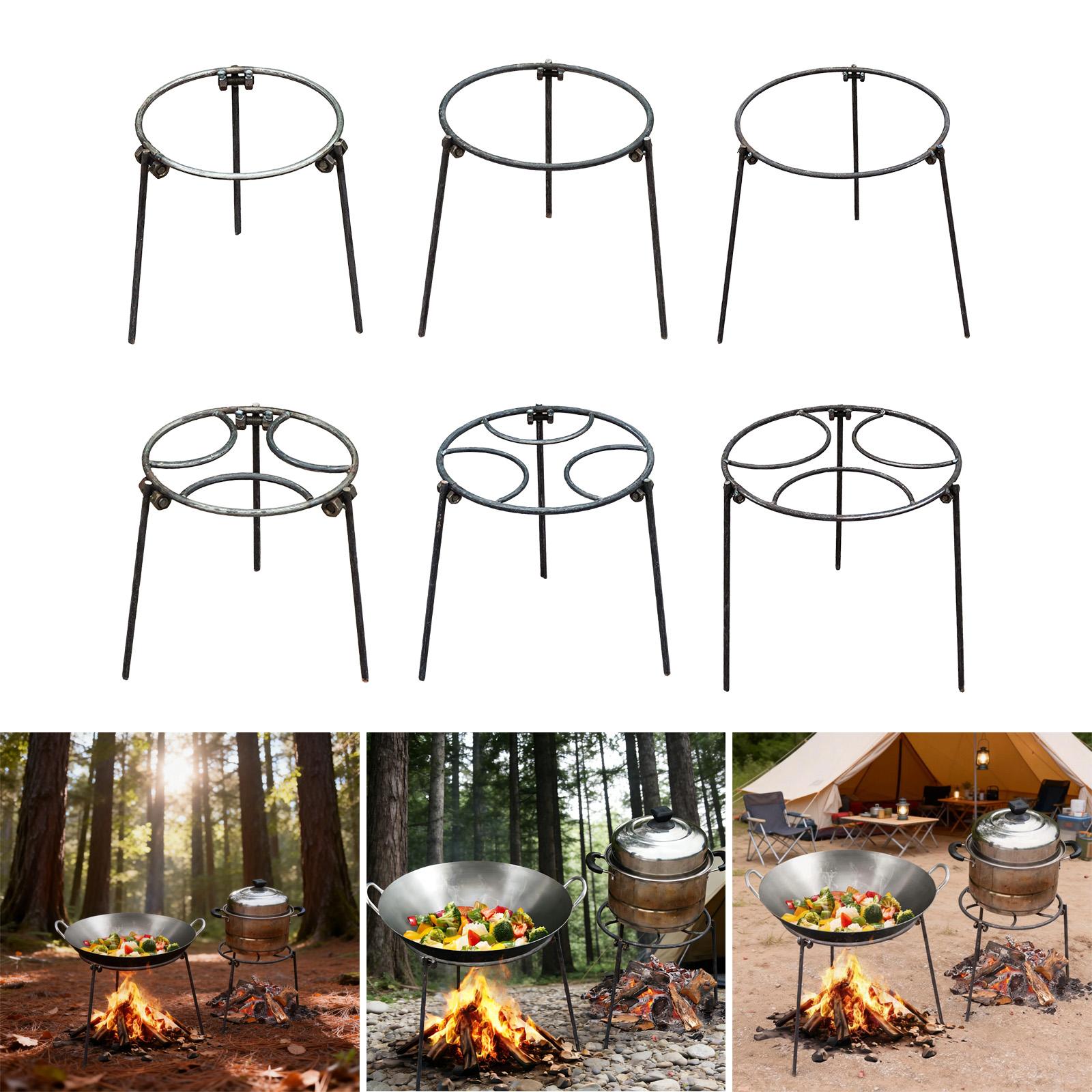 حامل شواء ثلاثي القوائم قابل ل - مراجعة Camping Cooking Pot Tripod وسعره