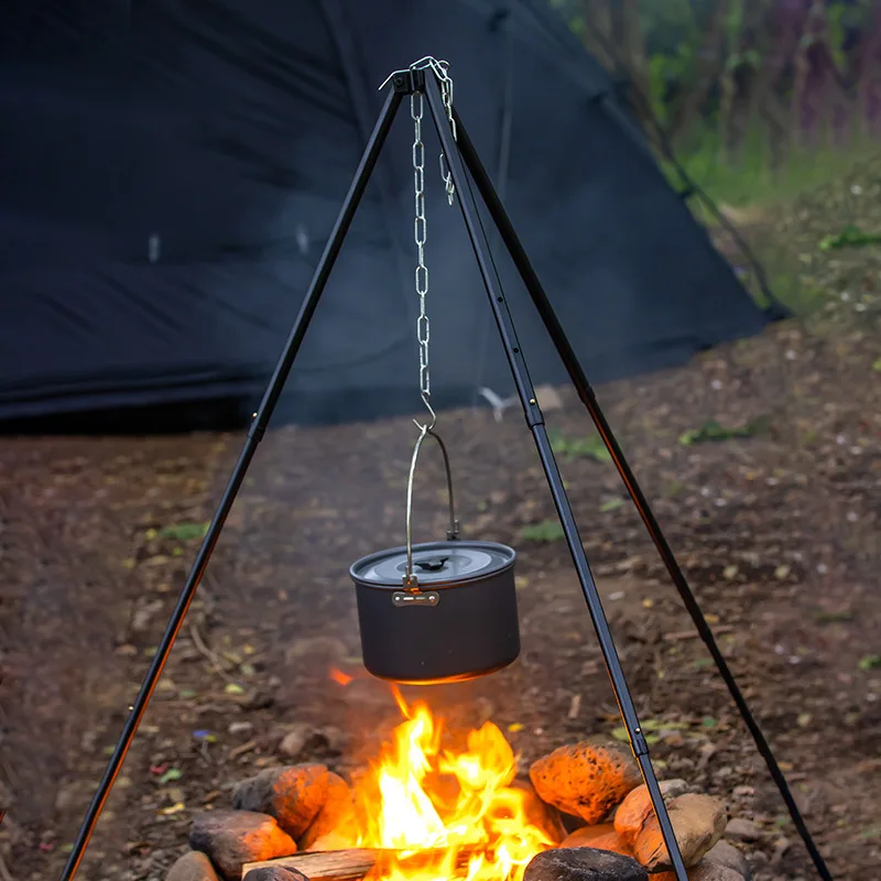 ترايبود للطبخ في الهواء الطلق  - مراجعة Camping Cooking Pot Tripod وسعره