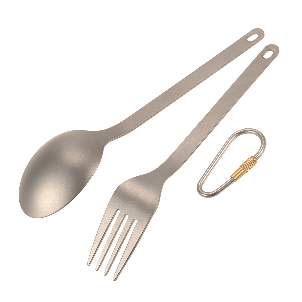 TOMSHOO أدوات مائدة من التيتان - مراجعة Camping Cooking And Cutlery Set وسعره