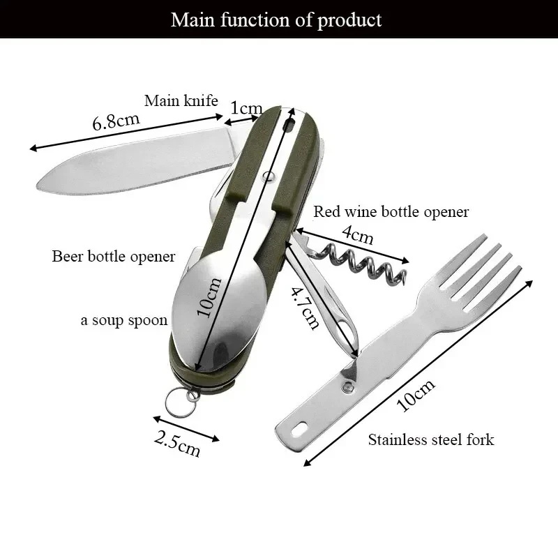 طقم أدوات مائدة للتخييم من الف - مراجعة Camping Cooking And Cutlery Set وسعره