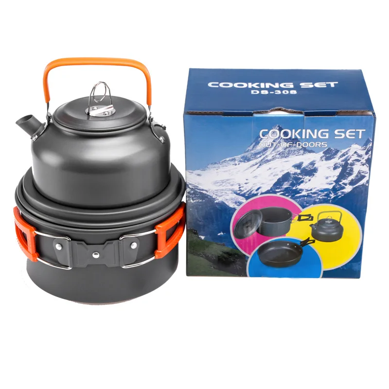 في الهواء الطلق وعاء عموم غلاي - مراجعة Camping Cooking Kit وسعره