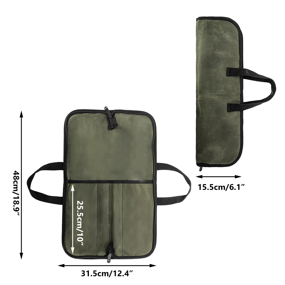 حقيبة لف السكاكين من القماش ال - مراجعة Camping Cooking Bag وسعره