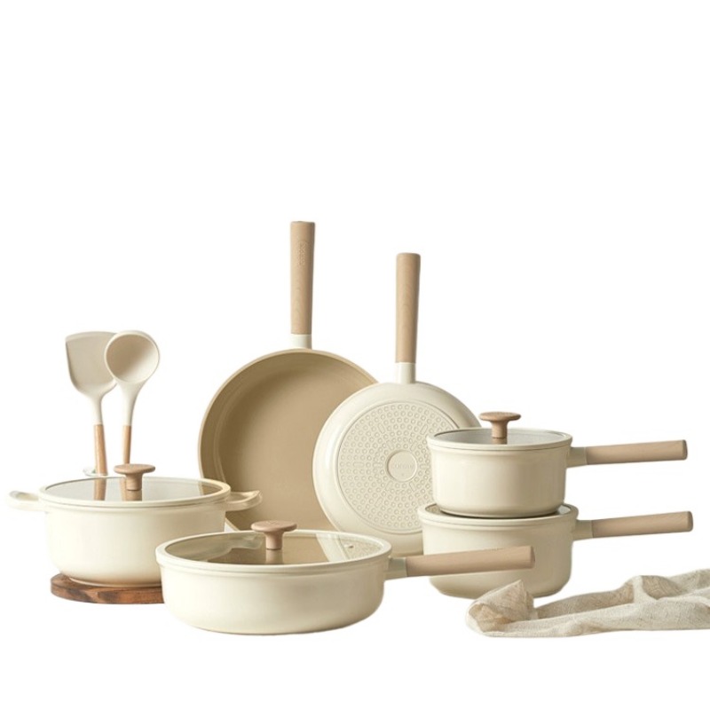 مجموعة أواني طهي صينية رخيصة م - مراجعة Camping Cooking Set Non Stick وسعره