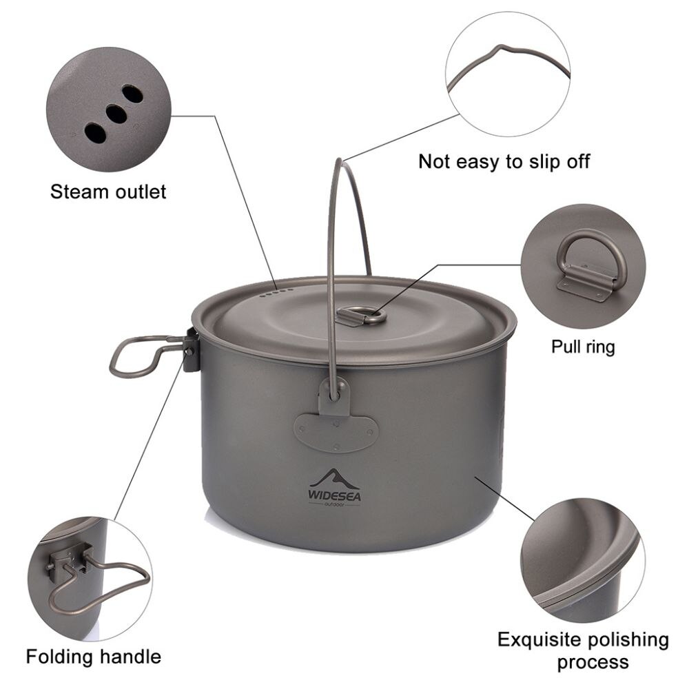 أدوات طاولة تخييم واسعة من الت - مراجعة Camping Cooking Kits وسعره