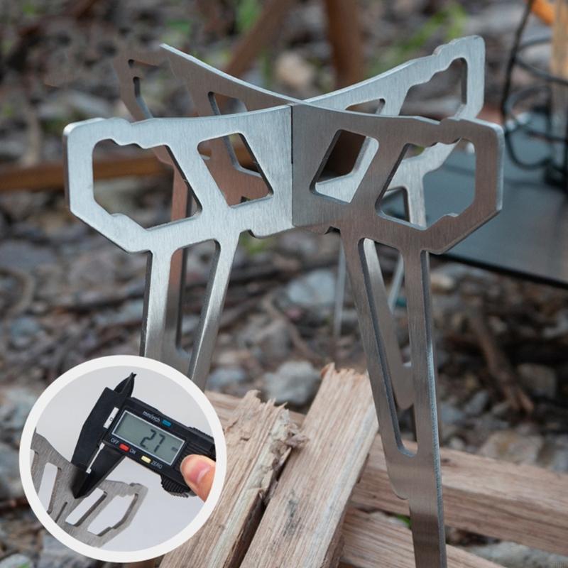 قاعدة موقد معسكر قابلة للطي 55 - مراجعة Camping Cooking Pot Tripod وسعره