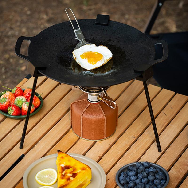 حامل ثلاثي للتخييم للطهي في ال - مراجعة Camping Cooking Pot Tripod وسعره