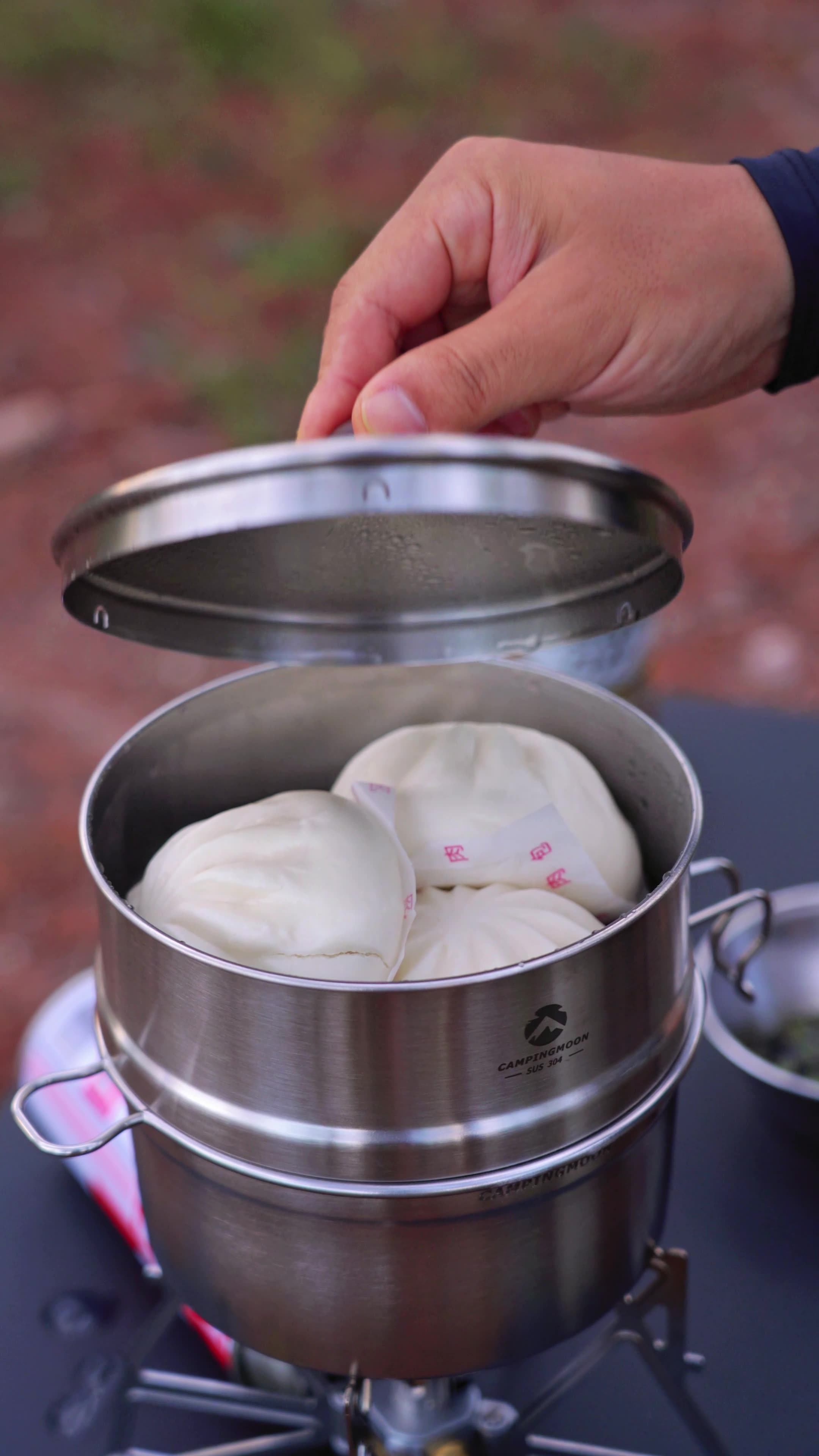 قدر الثلج من CAMPINGMOON S371، - مراجعة Camping Cooking Set Non Stick وسعره