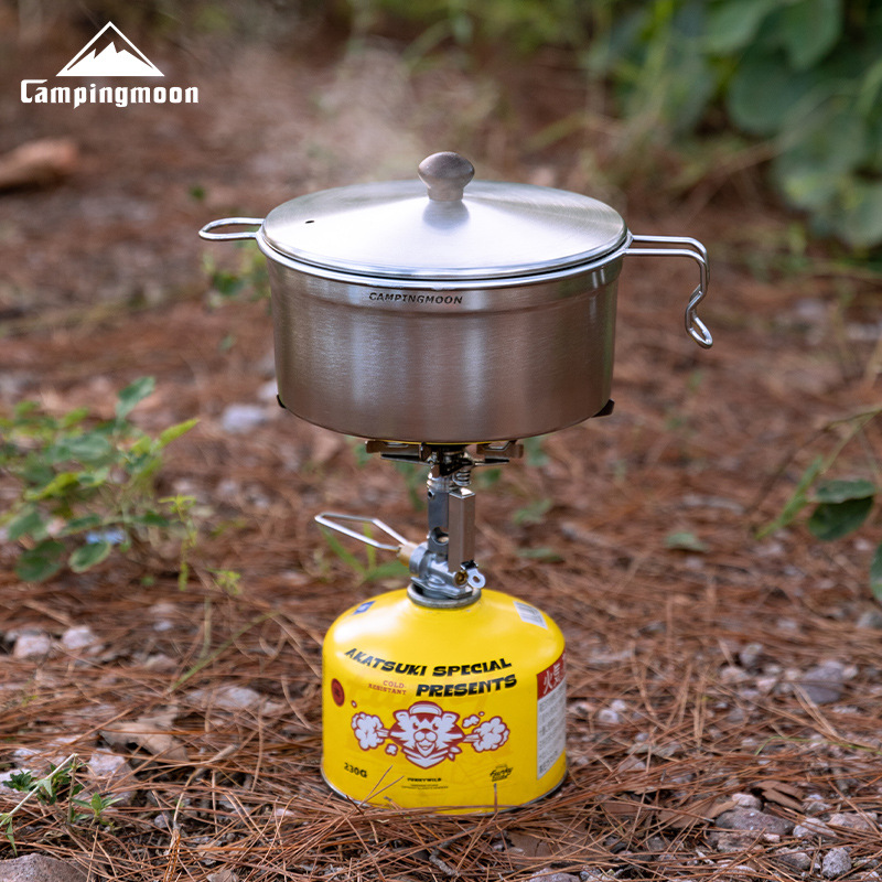 قدر الثلج من CAMPINGMOON S371، - مراجعة Camping Cooking Set Non Stick وسعره