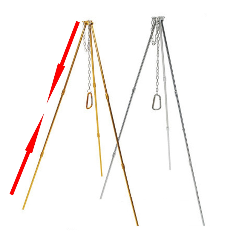 حامل ثلاثي للتخييم في الهواء ا - مراجعة Camping Cooking Pot Tripod وسعره