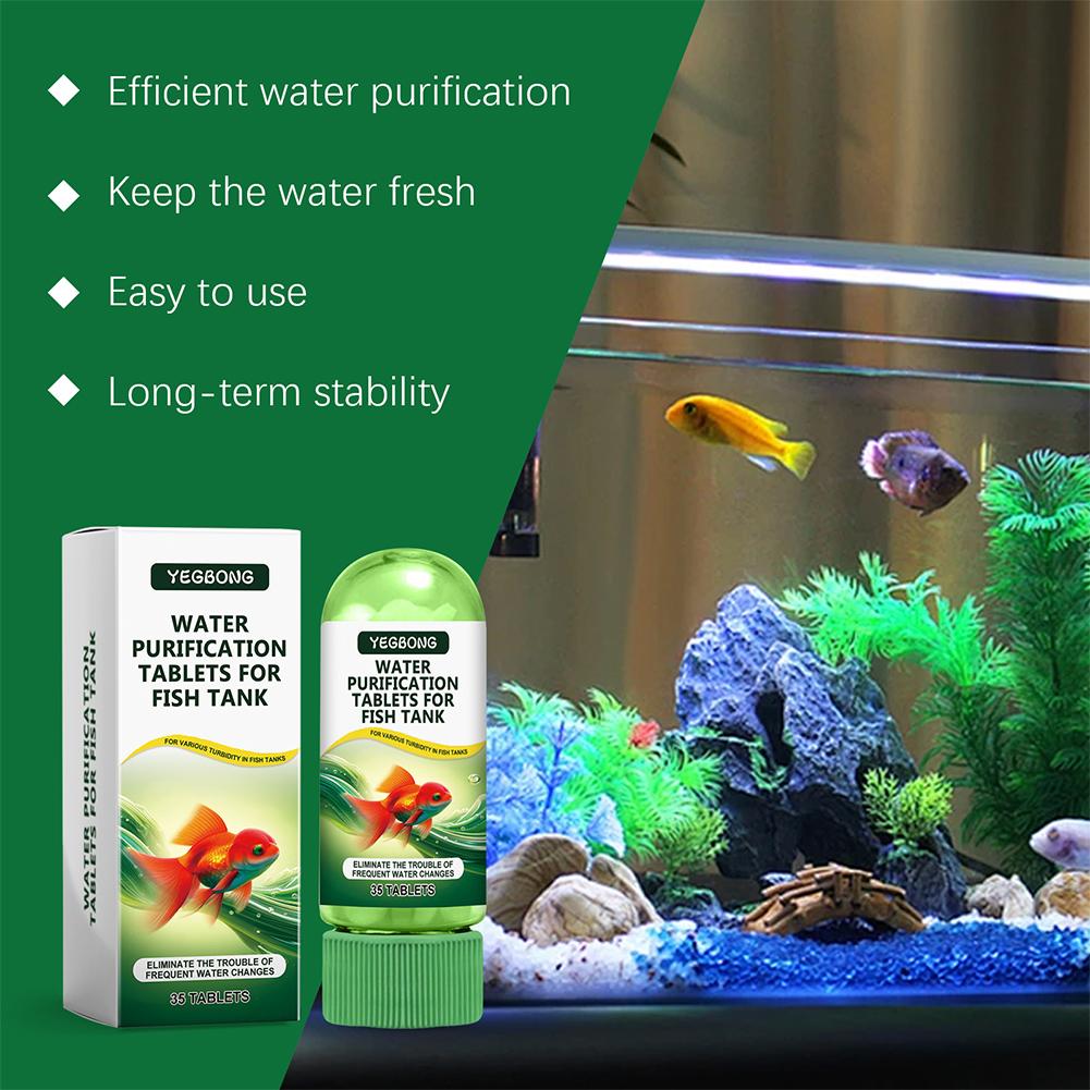 أقراص تنقية المياه لحوض السمك، - مراجعة Water Purification Tablet وسعره