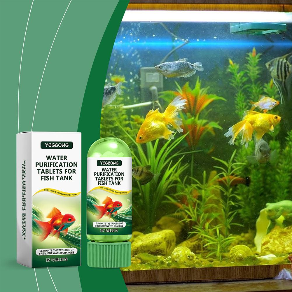 أقراص تنقية المياه لحوض السمك، - مراجعة Water Purification Tablet وسعره