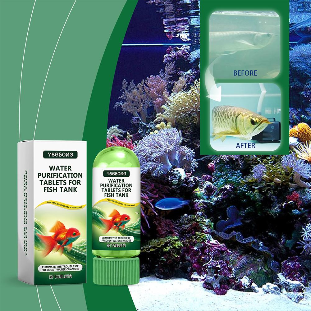 أقراص تنقية المياه لحوض السمك، - مراجعة Water Purification Tablet وسعره
