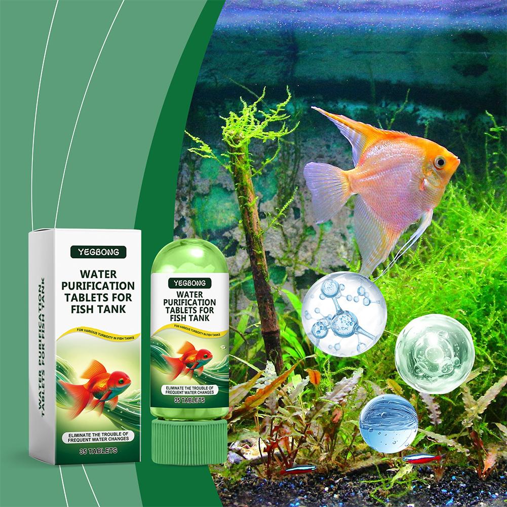 أقراص تنقية المياه لحوض السمك، - مراجعة Water Purification Tablet وسعره