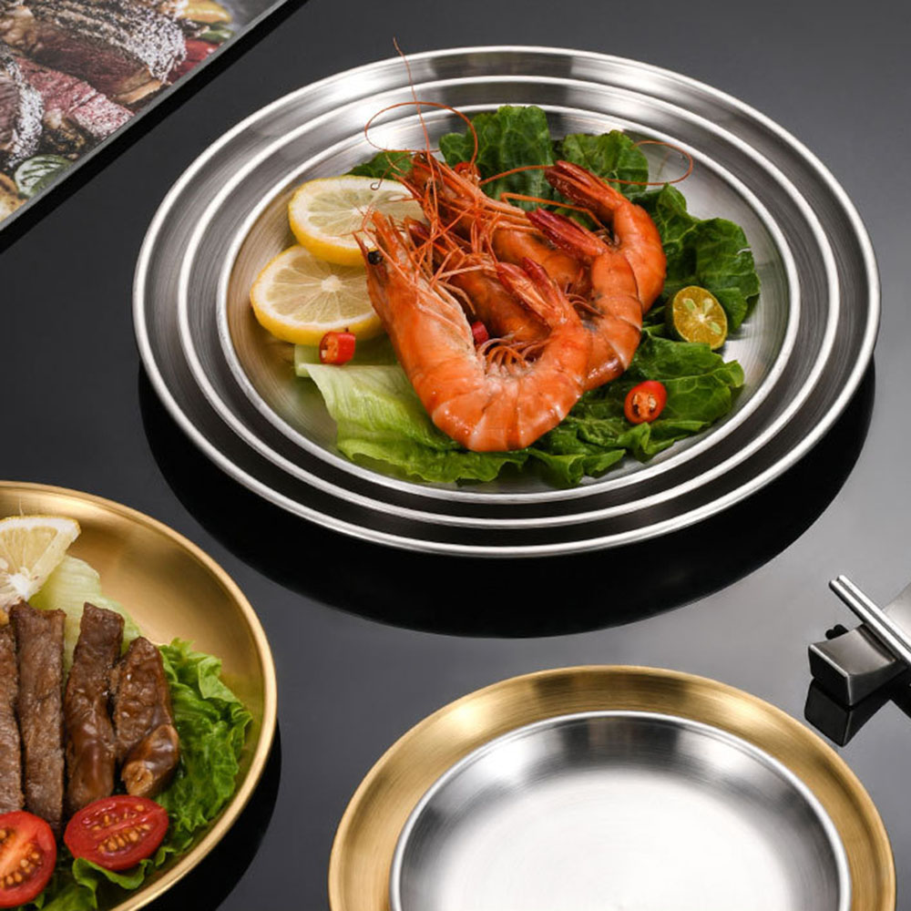 8 قطعة طبق طعام معدني الفولاذ  - مراجعة Camping Cooking Disc وسعره