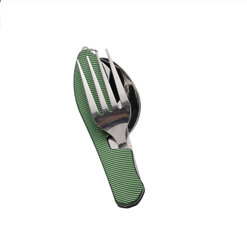 طقم أدوات مائدة قابل للطي من ا - مراجعة Camping Cooking And Cutlery Set وسعره