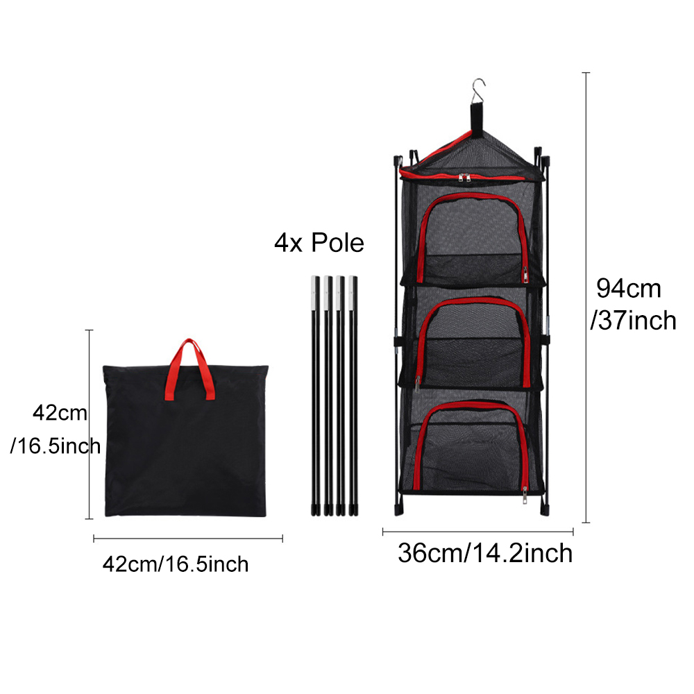 شبكة تجفيف لتخزين التخييم في ا - مراجعة Camping Outdoor Cooking Set وسعره