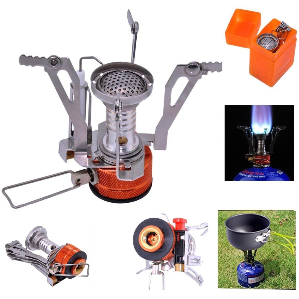 12-17 قطعة التخييم تجهيزات الم - مراجعة Camping Cooking Pot Tripod وسعره