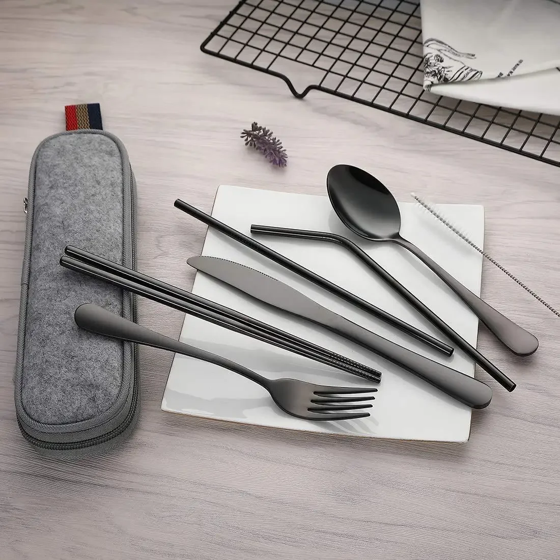 طقم أدوات مائدة للسفر قابل لإع - مراجعة Camping Cooking And Cutlery Set وسعره