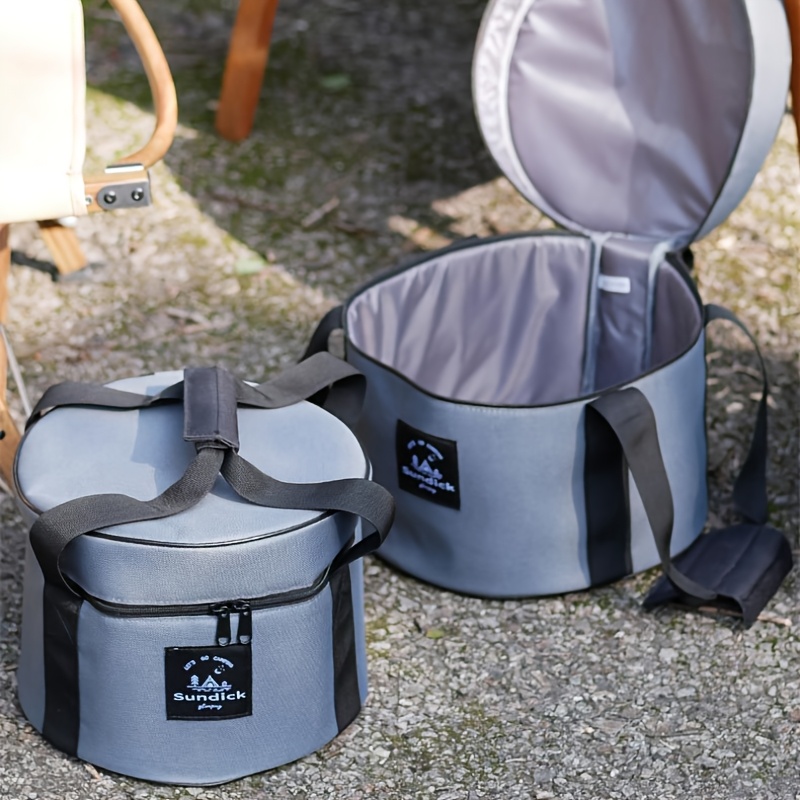 حاوية تخزين لأدوات الطهي أثناء - مراجعة Camping Outdoor Cooking Set وسعره
