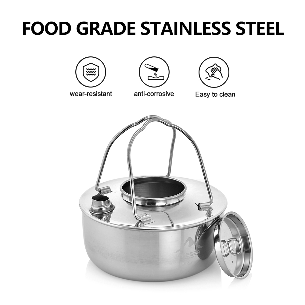 Widesea التخييم في الهواء الطل - مراجعة Camping Cooking Kit وسعره
