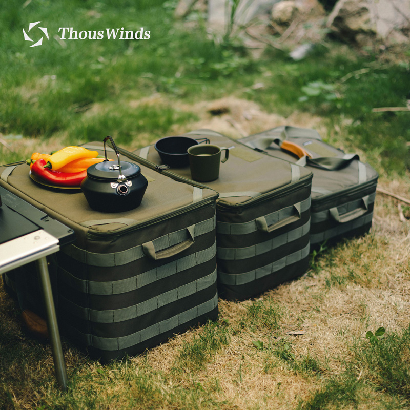 Thous الرياح في الهواء الطلق ا - مراجعة Camping Outdoor Cooking Set وسعره