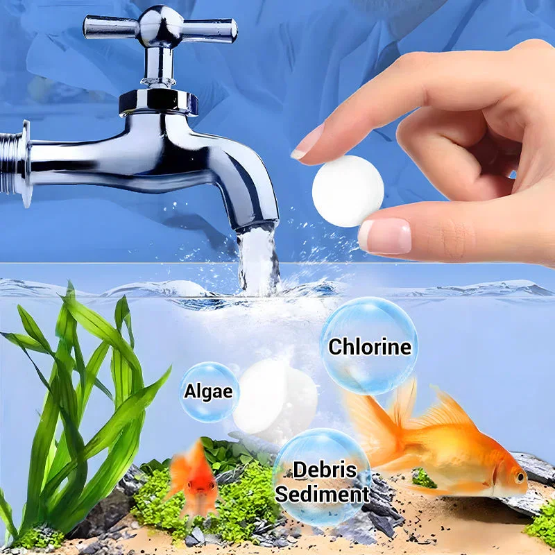 أقراص تنقية مياه أحواض السمك ص - مراجعة Water Purification Tablet وسعره