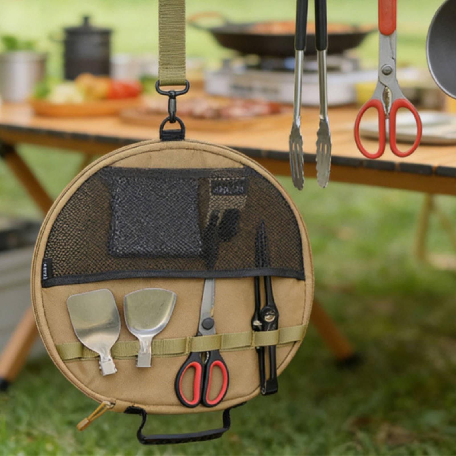 حقيبة تخزين محمولة للمقلاة، حق - مراجعة Camping Cooking Bag وسعره