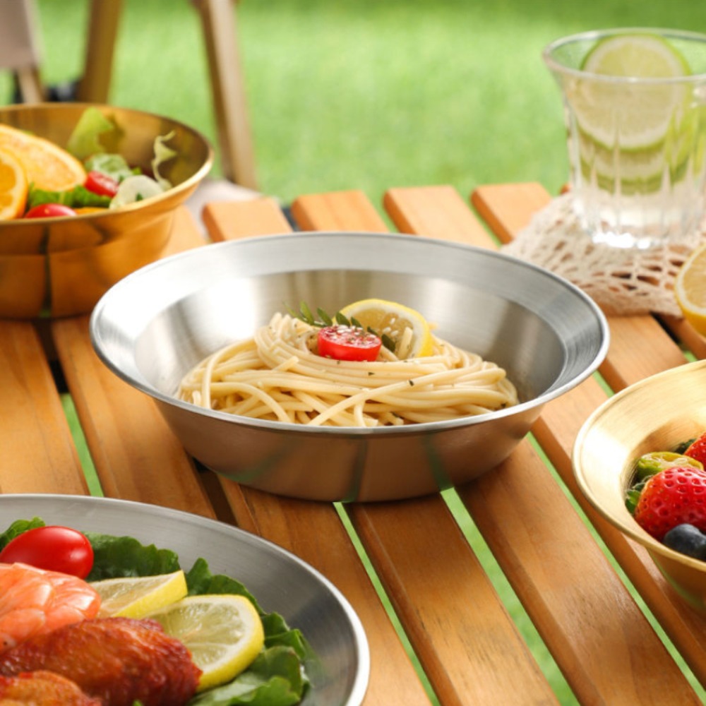 طقم أدوات مائدة من الفولاذ الم - مراجعة Camping Cooking Disc وسعره
