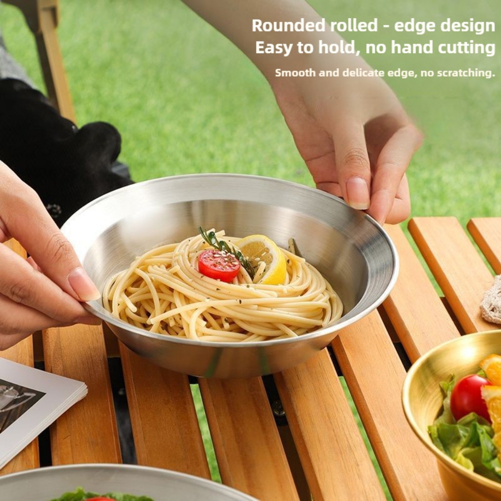 طقم أدوات مائدة من الفولاذ الم - مراجعة Camping Cooking Disc وسعره