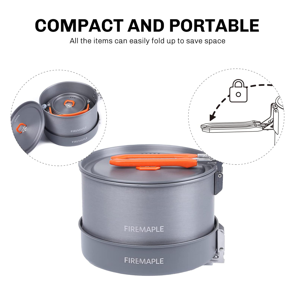 النار القيقب التخييم تجهيزات ا - مراجعة Camping Cooking And Cutlery Set وسعره
