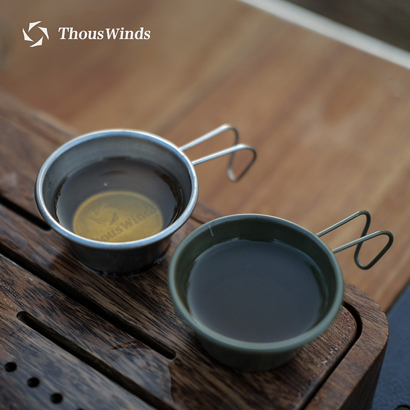 Thous wind التخييم في الهواء ا - مراجعة Camping Cooking Set Non Stick وسعره