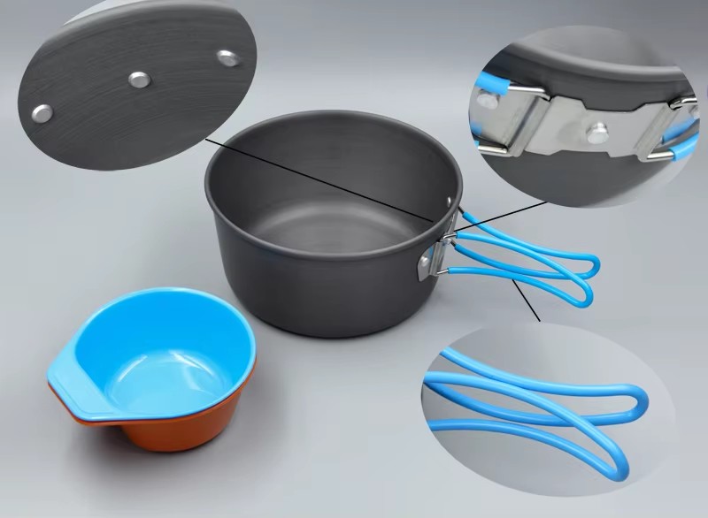 تجهيزات المطابخ التخييم الظهر  - مراجعة Camping Cooking Kit وسعره