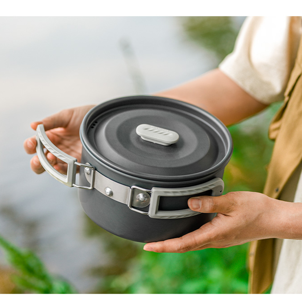 مجموعة أواني خارجية من Natureh - مراجعة Camping Outdoor Cooking Set وسعره