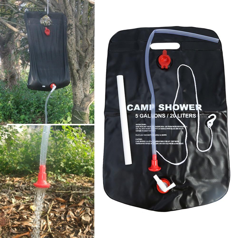 حقيبة استحمام شمسية محمولة سعة - مراجعة Camping Cooking Bag وسعره