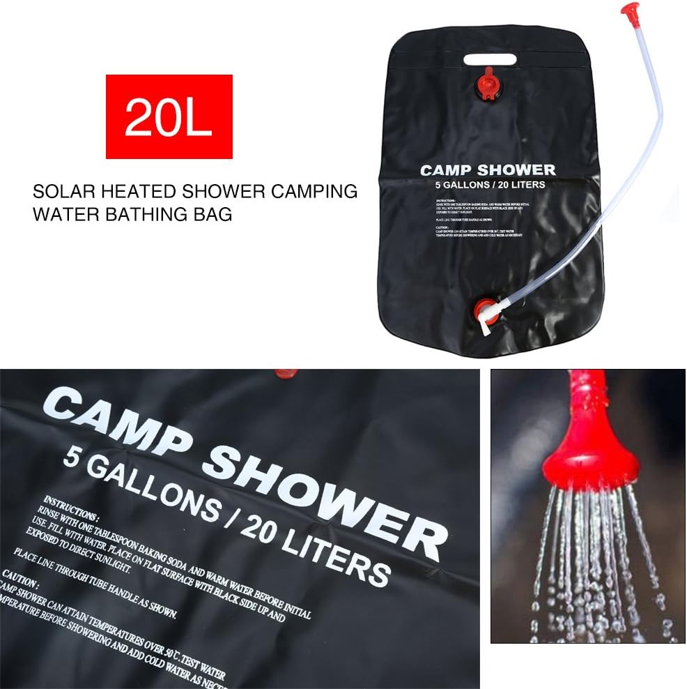 حقيبة استحمام شمسية محمولة سعة - مراجعة Camping Cooking Bag وسعره