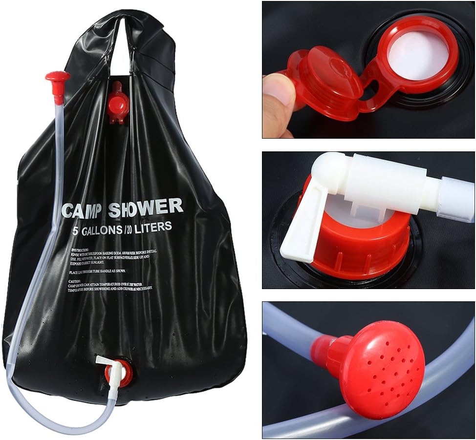 حقيبة استحمام شمسية محمولة سعة - مراجعة Camping Cooking Bag وسعره